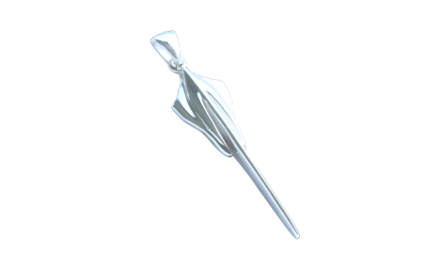 C8 Next Generation Corvette Stingray Pendant - Sterling Silver - [Corvette Store Online]
