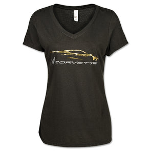 Ladies C8 Corvette Gesture T-Shirt