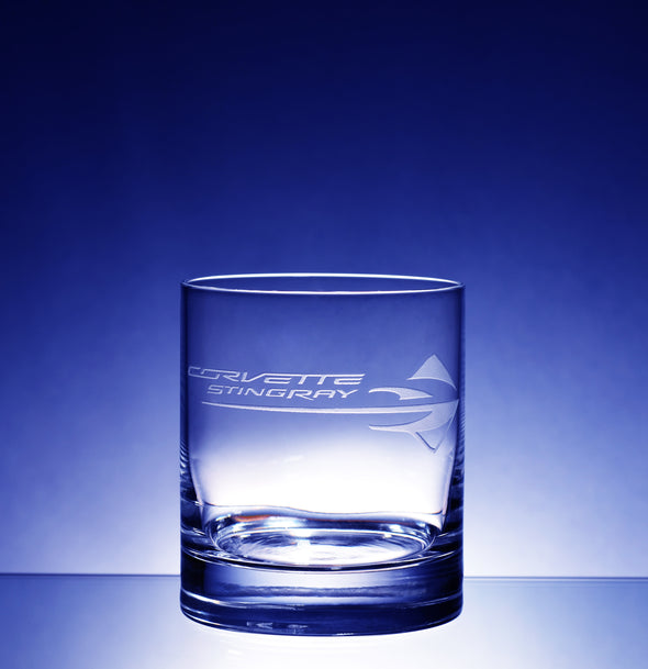 Corvette Luigi Bormioli of Italy Classico DOF Glass (4) - Choose Logo for Custom Etching