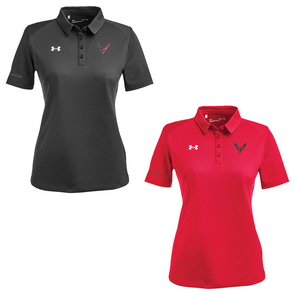 Ladies C8 Corvette Under Armour Tech Polo