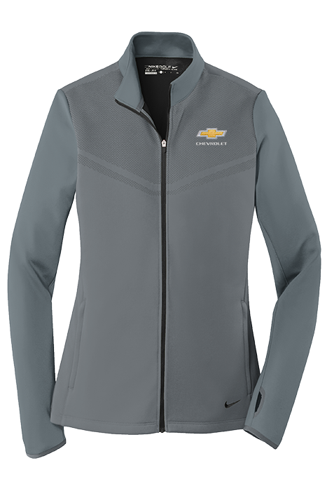Ladies Chevrolet Gold Bowtie Chevron Therma-FIT Full-Zip Fleece Jacket