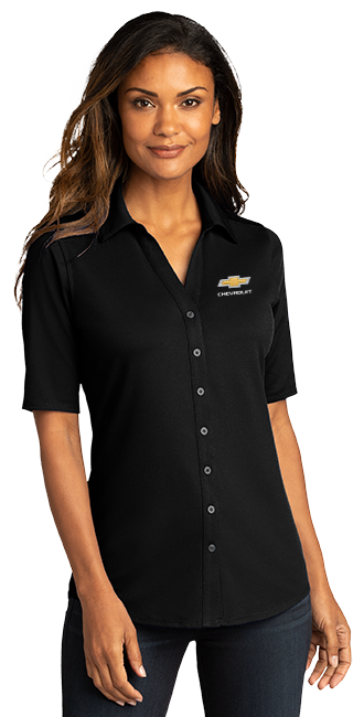 ladies-chevrolet-gold-bowtie-city-stretch-polo