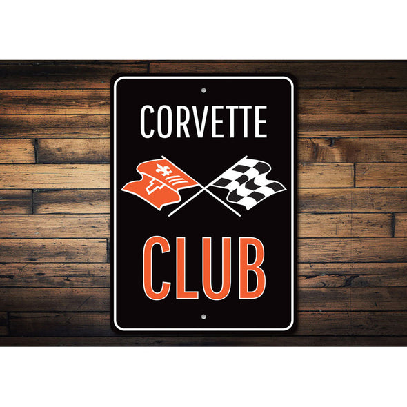 Corvette Club - C3 Corvette Aluminum Sign