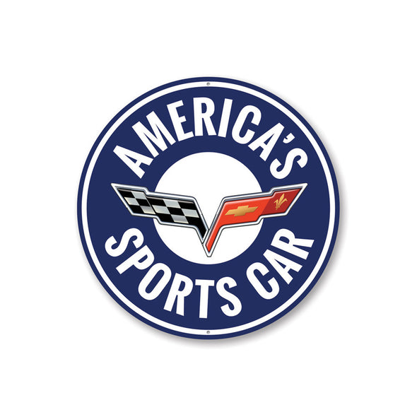 C6 Corvette America's Sports Car Sign