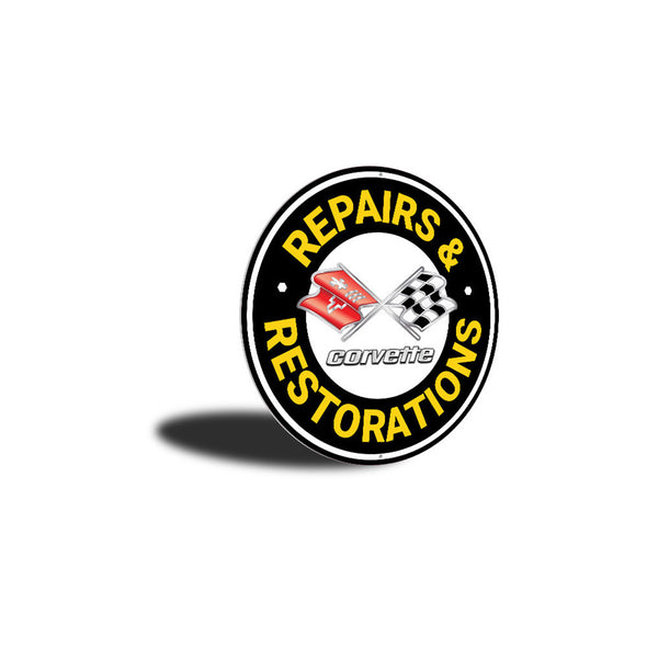 C3 Corvette Repairs and Restoration Car Sign