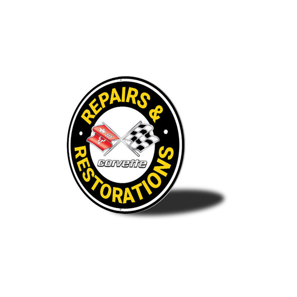 C3 Corvette Repairs and Restoration Car Sign