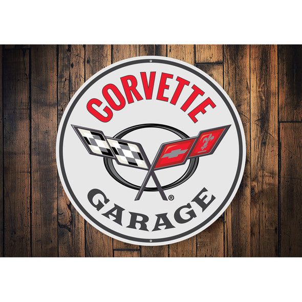 Corvette C5 Garage Car Sign