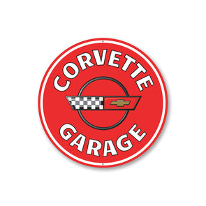 C4 Corvette Garage Car Sign