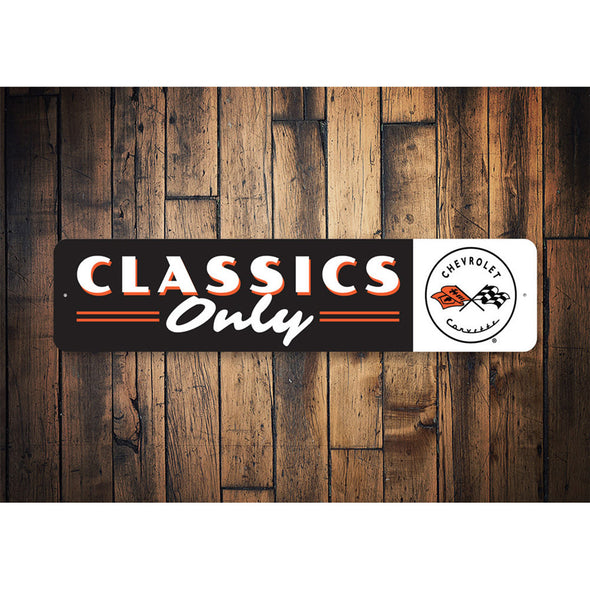 C1 Corvette Classics Only- Aluminum Sign