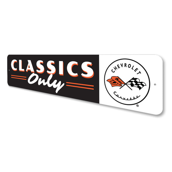 C1 Corvette Classics Only- Aluminum Sign