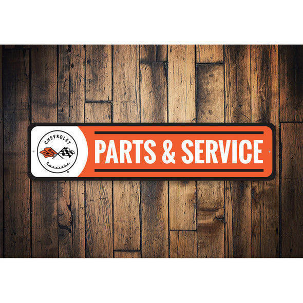 C1 Corvette Parts and Service - Aluminum Sign