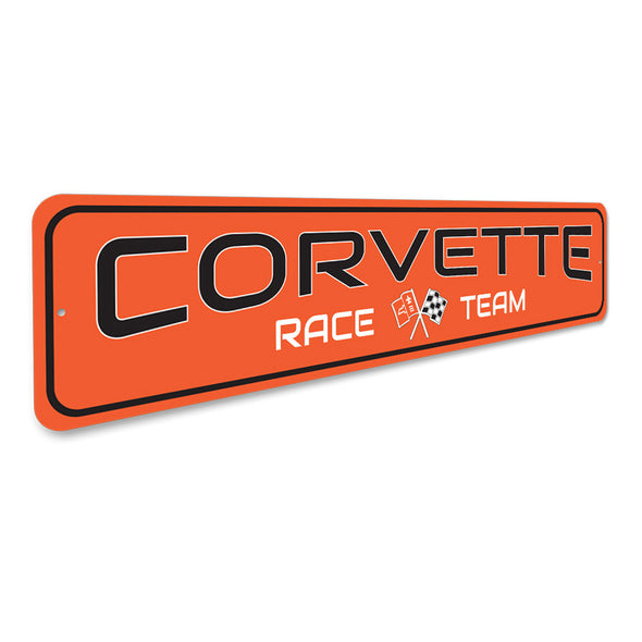Corvette Race Team - Aluminum Sign