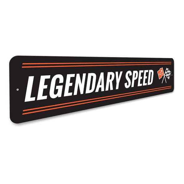 Corvette Legendary Speed - Aluminum Sign