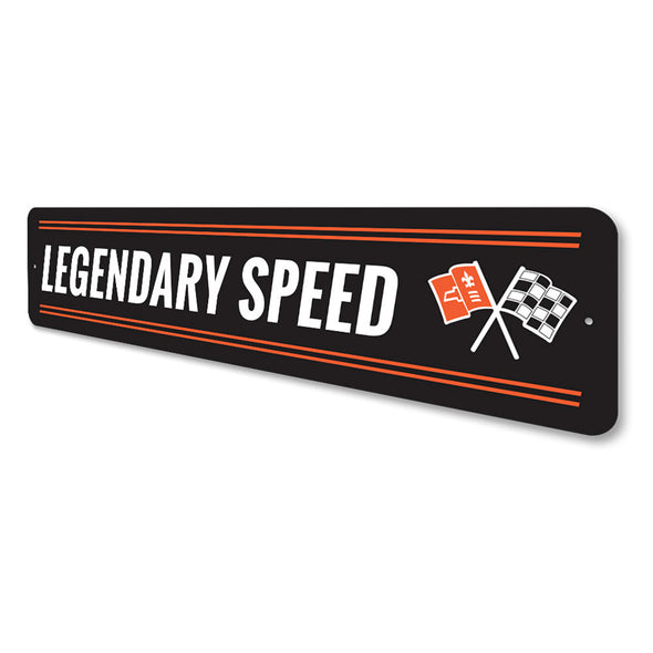 Corvette Legendary Speed - Aluminum Sign