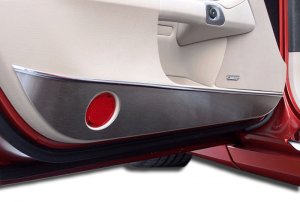 C6 Corvette Door Guards | Brushed | 2 pc - [Corvette Store Online]