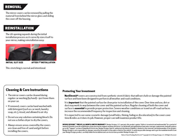 C8 Corvette NoviStretch™ Front End Mask Cover and Mirror Cover Bundle