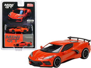 2020 Chevrolet Corvette C8 Stingray Sebring Orange Tintcoat Limited Edition to 2400 pieces Worldwide 1/64 Diecast Model Car by True Scale Miniatures