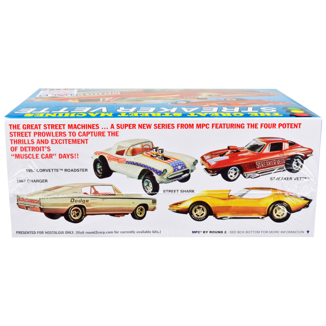 Skill 2 Model Kit 1967 Corvette Stingray "Streaker Vette" 1/25 Scale Model Car