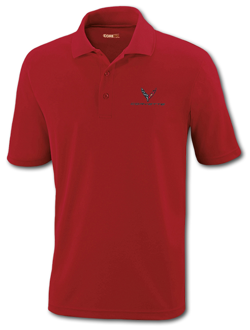 Men's C8 Corvette Next Generation Core365 Polo