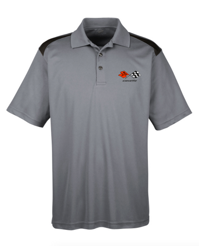 C3 Corvette Men's Polo Shirt - Heather Grey