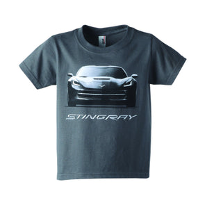 Kids Corvette Stingray Front View Tee Shirt - [Corvette Store Online]
