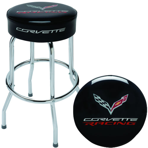 Corvette Racing Counter Stool - [Corvette Store Online]