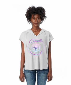 Ladies' Corvette Compass Poncho Hoodie