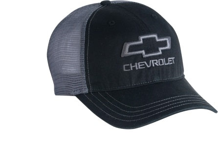 Chevrolet Open Bowtie Garment Washed Trucker Hat / Cap