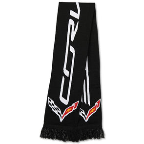 c7-corvette-logo-knitted-scarf