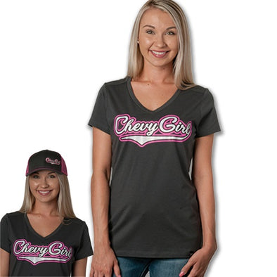 Chevy Girl Glitter Tee - [Corvette Store Online]
