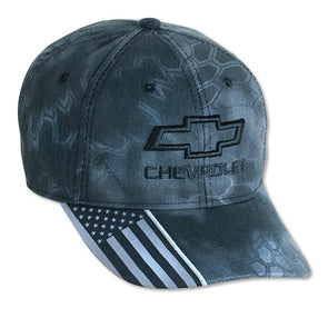 Chevrolet Bowtie American Flag Kryptek Cap - [Corvette Store Online]