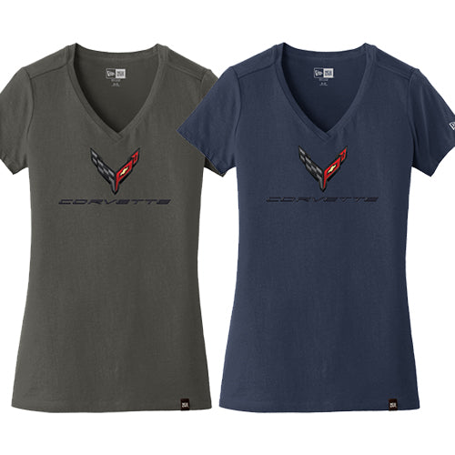 Corvette Next Generation Ladies V-Neck Tee - [Corvette Store Online]