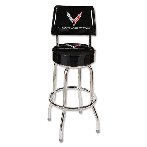 C8 Corvette Bar / Counter Stool With Back