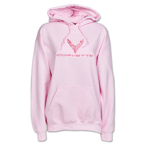 C8 Corvette Ladies Tonal Hooded Sweatshirt / Hoodie