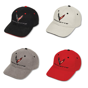 C8 Corvette Structured Contrast Hat / Cap