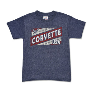 Youth C8 Corvette USA T-Shirt