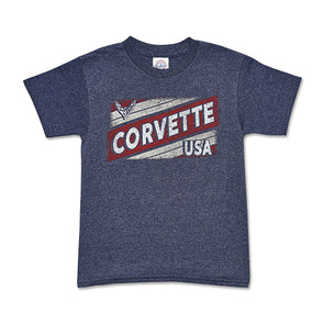 Youth C8 Corvette USA T-Shirt