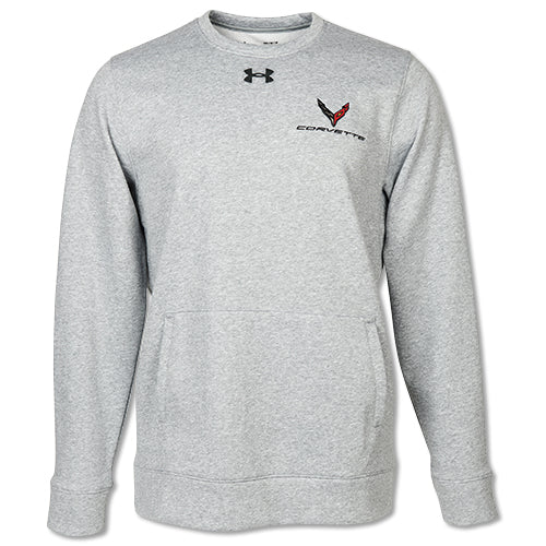 Mens C8 Corvette Under Armour Fleece Sweatshirt