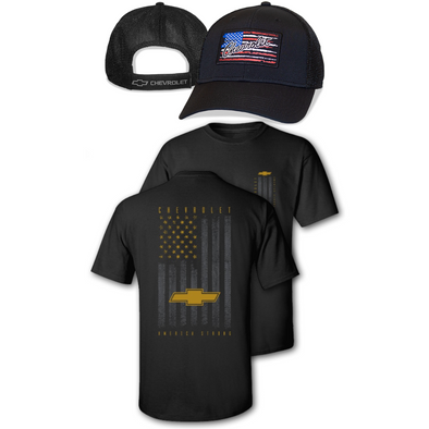 patriotic-chevrolet-america-strong-t-shirt-and-hat-bundle