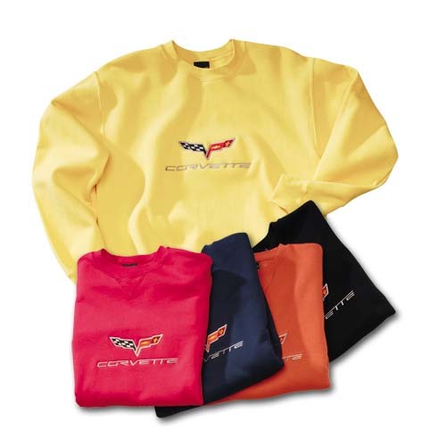 C6 Corvette Embroidered Sweatshirt - [Corvette Store Online]