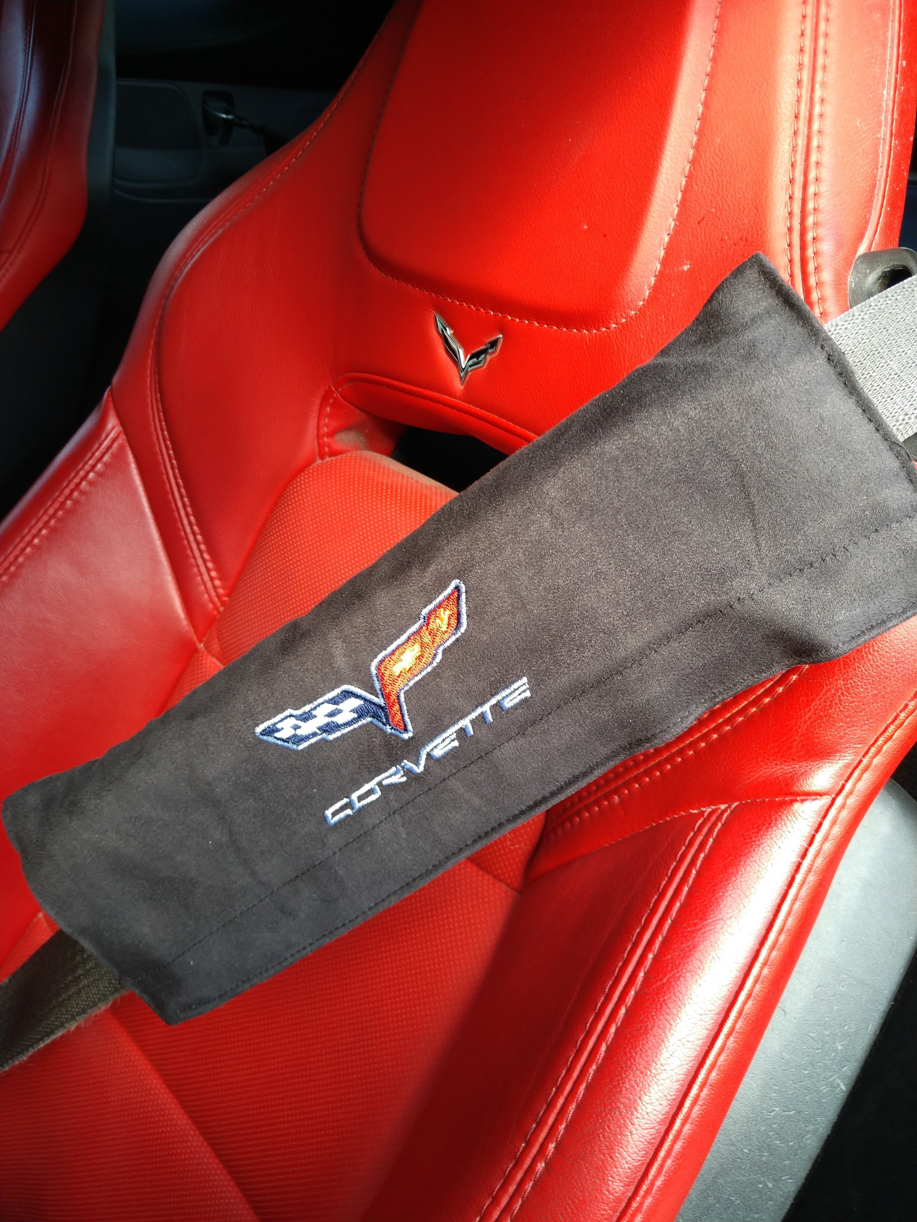 C6 Corvette Seat Armour Seat Belt Cushion - Set of 2