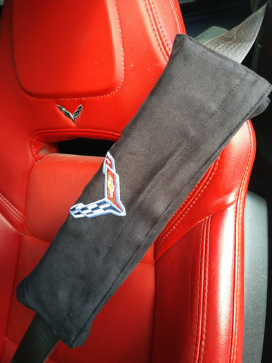 C8 Corvette Seat Armour Seat Belt Cushion - Set of 2