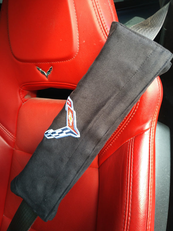 C8 Corvette Seat Armour Seat Belt Cushion - Set of 2