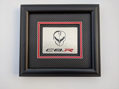 C8.R Corvette Jake Emblem Shadowbox