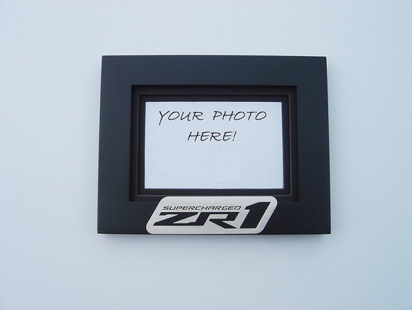 Corvette ZR1 Supercharged Emblem Picture Frame