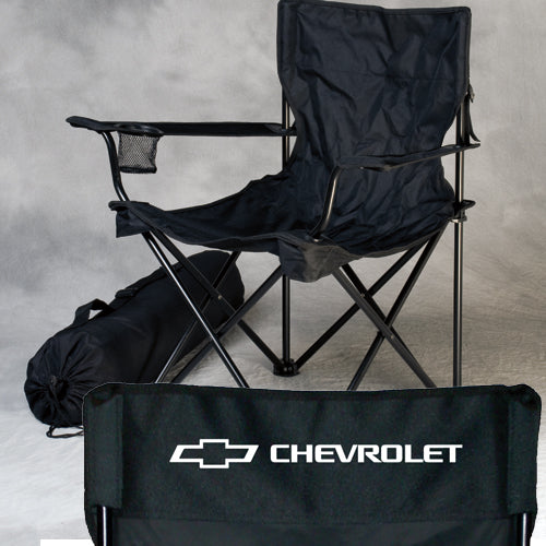 Chevrolet Bowtie Folding Travel Chair / Lawn Chair