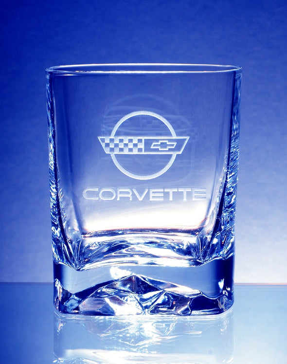 Corvette C1-C4 Generations Luigi Bormioli Strauss DOF Beverage Glass (4)