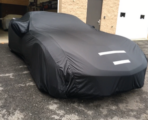 C6 Corvette Select-Fleece Car Cover - Black Satin