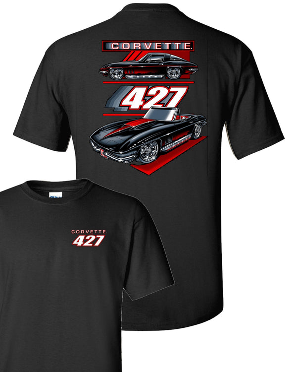 C2 Corvette 427 Big Block T-Shirt and Hat Bundle
