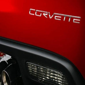 C6 Corvette Rear Stainless Steel Letters 2005-2013 - [Corvette Store Online]